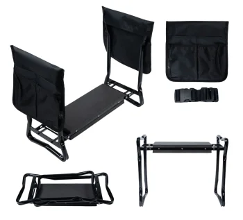 Longwell Industrial Ltd G-987 dārza krēsls un ceļgalu paliktnis ar instrumentu somām