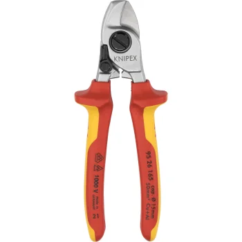 Kabeļu šķēres KNIPEX 95 26 165 ar atvērējatsperi