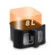 Berdsen BD-661 366100 karstā gaisa friteris 8L 1700W, melns