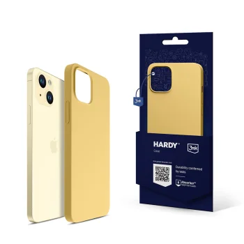 3mk Hardy Silicone MagCase vāciņš Apple iPhone 15 Plus, Dzeltens