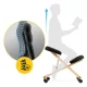 Ergonomisks ceļgalu krēsls 4FIZJO PURE, melns