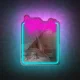 Forever Light FMNE01 LOVE YOURSELF LED neona spogulis, zils/rozā
