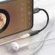Baseus USB-C uz 3.5 mm AUX MiniJack Adapteris Kabelis Vads, Melns | Baseus USB-C to 3.5 mm Female Adapter