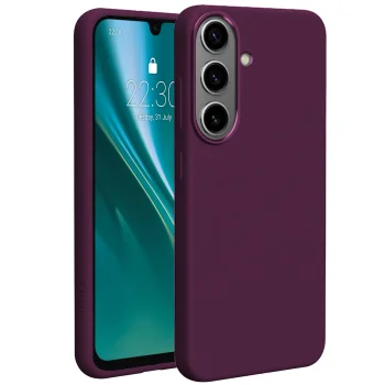 Vāciņš Etteri Silicone Mag priekš Samsung Galaxy S25, bordo
