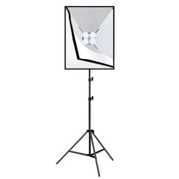 Puluz PU5071EU studijas komplekts ar 50x70cm softboksu, statīvu un 4 LED spuldzēm