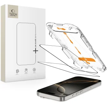 Aizsargstikls Tech-Protect Quick Set+ iPhone 16 Pro, 2 gab.