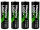 AAA Li-Ion 1.5V 660mWh uzlādējamas baterijas ar USB-C, 4 gab.