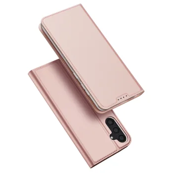 Dux Ducis Samsung Galaxy S24+ atverams vāciņš maciņš grāmatiņa Skin Pro, rozā