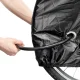 Ūdensizturīgs velosipēda pārvalks, S izmērs, melns