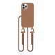 Tech-Protect iPhone 12 / 12 Pro vāciņš MagNecklace MagSafe, brūns