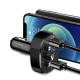 XO BCC02 Bluetooth FM raidītājs un 15W automašīnas lādētājs, melns
