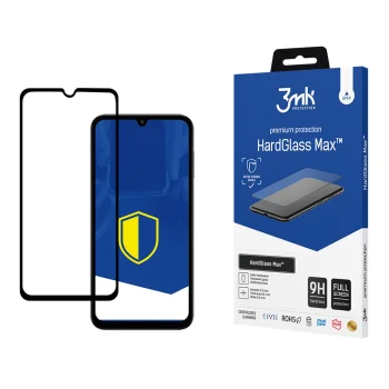 Aizsargstikls 3mk HardGlass Max Samsung Galaxy M15 5G, melns