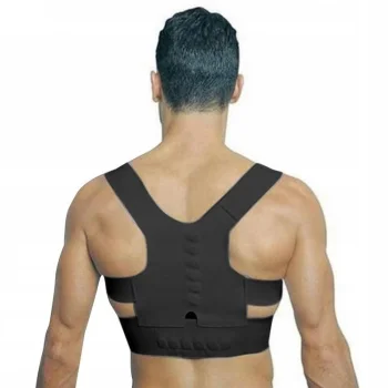 Magnētiskais Pozas Stājas Korektors Atbalsts - Izmērs M, Melns | Magnetic Posture Concealer Support