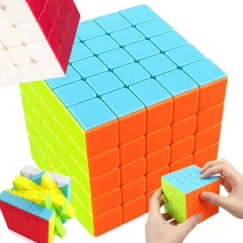 Loģiskā mīklu rotaļlieta 5x5 Speed Cube, daudzkrāsaina