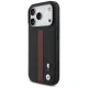 BMW M Perforated Stripe Logo MagSafe vāciņš iPhone 17 Pro, Sarkans
