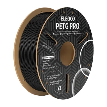 3D printera kvēldiegs ELEGOO PETG Pro 1.75 mm 1 kg, melns