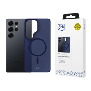 3mk Smoke MagCase vāciņš Samsung Galaxy S25 Ultra, zils caurspīdīgs
