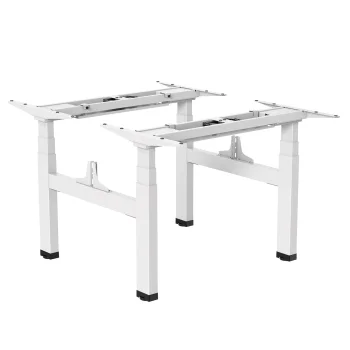 Ergo Office ER-404W Divvietīgs Elektriski Regulējams Rakstāmgalda Rāmis, Balts
