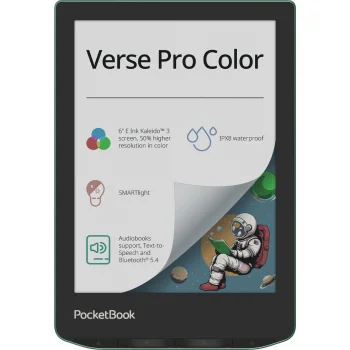 E-grāmatu lasītājs PocketBook Verse Pro Color Sage Glow