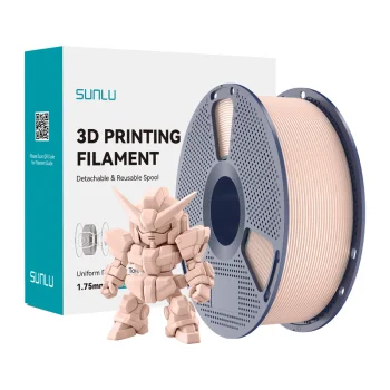 3D printera kvēldiegs Sunlu PLA+ 2.0, 1.75 mm, bēšs