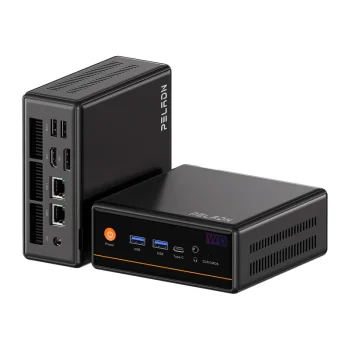 Mini dators Peladn WO4 5600H 16GB 512GB Melns