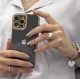 Telefona vāciņš Xiaomi Redmi Note 11 Pro Fashion Case ar zelta rāmi, balts