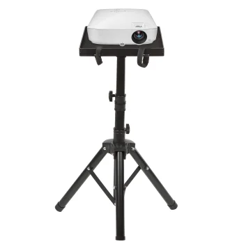 Maclean MC-920 pārnēsājams projektora statīvs, regulējams augstums, 1.2m, melns