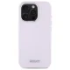 DKNY Liquid Silicone Small Metal Logo MagSafe vāciņš priekš iPhone 16 Pro, rozā
