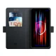 3mk Wallet Case Samsung Galaxy A05s atverams vāciņš maciņš grāmatiņa, melns