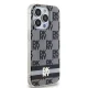 DKNY iPhone 15 Pro Max vāciņš IML Checkered Mono Pattern MagSafe, melns