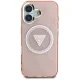 Guess IML Metal Glitter 4G MagSafe vāciņš Apple iPhone 16, Rozā