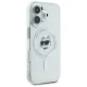 Karl Lagerfeld iPhone 16 vāciņš IML Metal Choupette Head MagSafe, balts