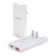 Choetech PD6011 65W GaN USB-C + USB-A lādētājs, Balts