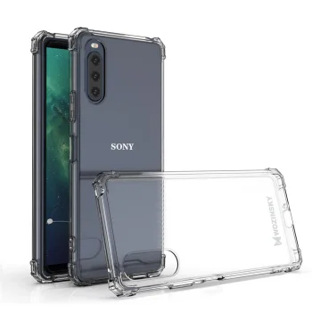 Sony Xperia 10 II Wozinsky Anti Shock Durable Case Cover, Transparent | Telefona Vāciņš Maciņš Aplvalks Bamperis