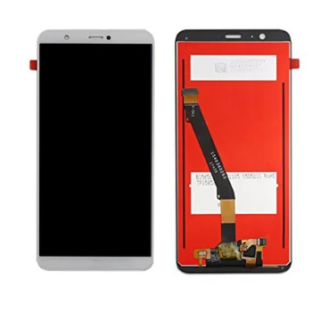 LCD ekrāns ar rāmi priekš Huawei P Smart, balts (atjaunots)