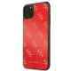 Guess iPhone 11 Pro Max vāciņš 4G Double Layer Glitter, sarkans