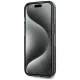 Karl Lagerfeld Liquide Glitter Monogram Gradient iPhone 15 vāciņš, melns