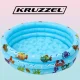 Piepūšamais bērnu baseins Kruzzel, 80 x 30 cm, 58 l, zils / daudzkrāsains