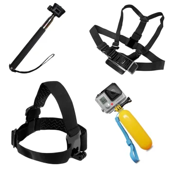 5-in-1 piederumu komplekts GoPro un SJCAM sporta kamerām