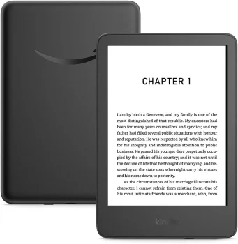 Kindle Paperwhite 16GB 2024 e-grāmatu lasītājs, melns (ar reklāmām)