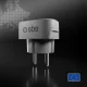 SBS universāls ceļojumu adapteris Schuko / EU, balts