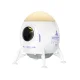 XO CF38 Lander Starlight LED zvaigžņu projektors ar Bluetooth skaļruni, balts