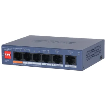 PoE komutators CS4006-4ET2GT-60 4x PoE 100Mbps + 2x Gigabit Uplink 60W