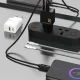 Dudao A27MaxCEU PD QC 35W tīkla lādētājs ar USB-C un USB-A, ar USB-C kabeli, melns