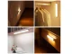 Pašlīmējoša LED lampa ar kustības sensoru, auksti balta