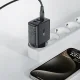 Acefast A57 GaN tīkla lādētājs 2x USB-A + USB-C PD 35W, melns