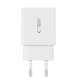 Tech-Protect NC30W USB-C PD 30W / USB-A QC 3.0 lādētājs, balts