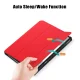 Lenovo Tab P11 Gen 2 (TB350FU) Trifold Stand PU Leather Hard Protective Cover Case, Red | Planšetes Vāciņš Maciņš...
