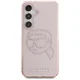 Karl Lagerfeld Rhinestones K. Head Logo vāciņš Samsung Galaxy S25 rozā