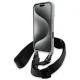 BMW M Edition Carbon Stripe & Strap iPhone 16 vāciņš, pelēks